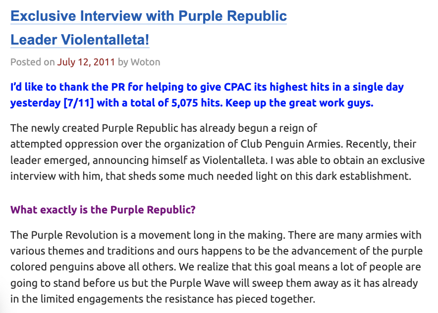 Kingfunks4 Ranks: Purple Republic